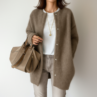 Silvia™ | Warme und stilvolle Strickjacke