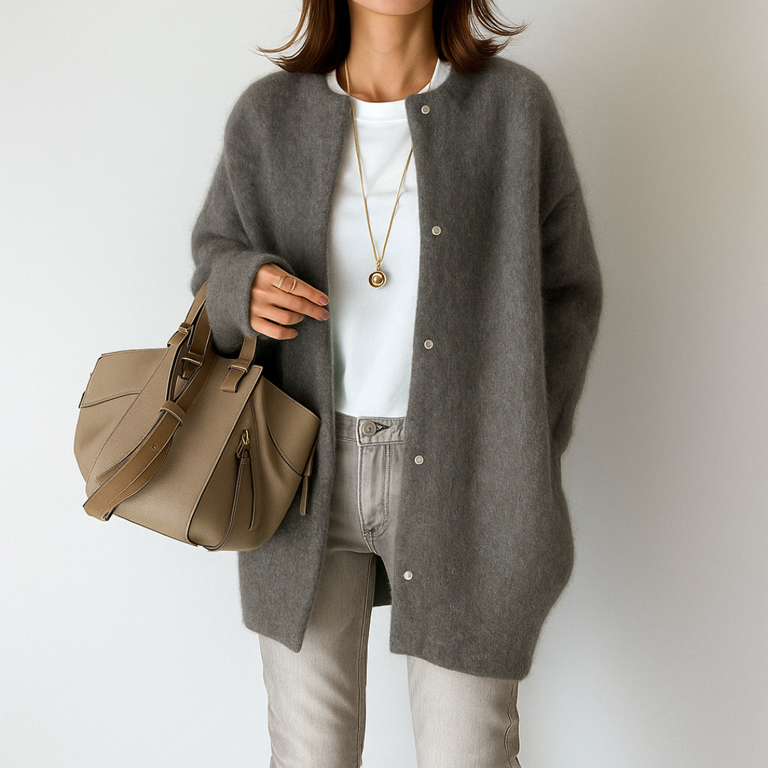 Silvia™ | Warme und stilvolle Strickjacke