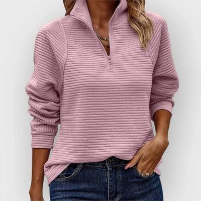Isolde™ | Pullover mit Halbreißverschluss