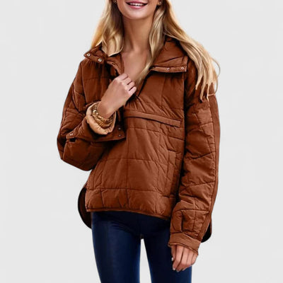 Brigitte™ | Wasserfeste Oversize-Jacke mit Kapuze