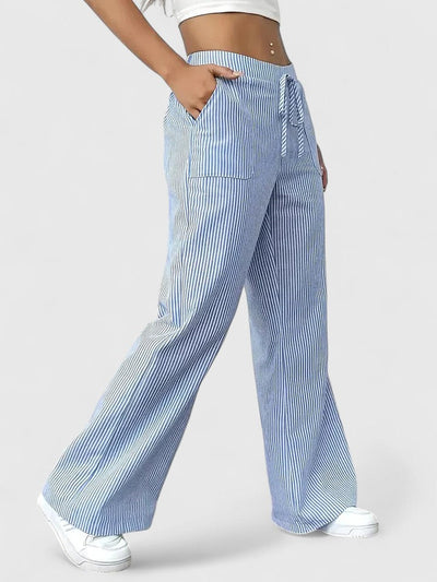 Dominique™ | Bequeme, weite Hose mit eleganten Details