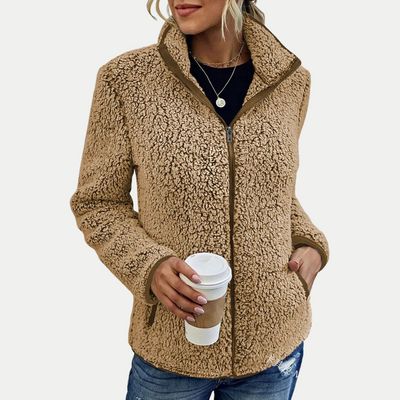 Elvira™ | Elegante Freizeit Fleecejacke