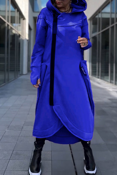 Hildegard™ | Kapuzenkleid mit langen Ärmeln