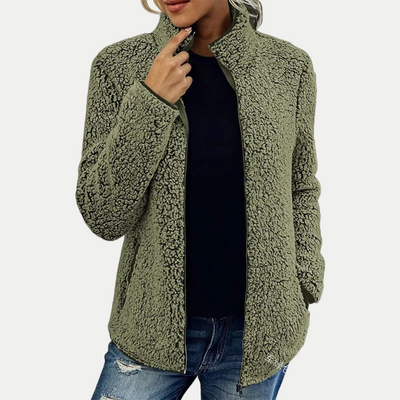 Elvira™ | Elegante Freizeit Fleecejacke