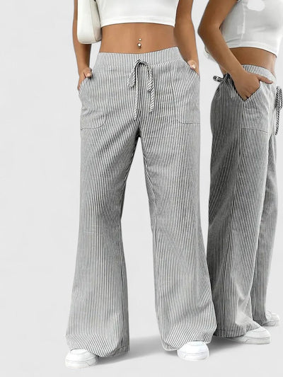 Dominique™ | Bequeme, weite Hose mit eleganten Details
