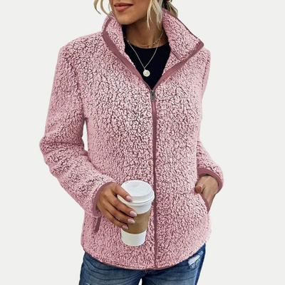 Elvira™ | Elegante Freizeit Fleecejacke