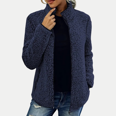 Elvira™ | Elegante Freizeit Fleecejacke