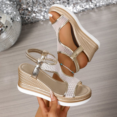 Helena™ | Elegante orthopädische Slippers mit Keilabsatz