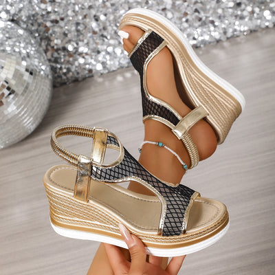 Helena™ | Elegante orthopädische Slippers mit Keilabsatz