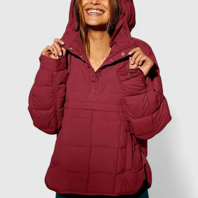 Brigitte™ | Wasserfeste Oversize-Jacke mit Kapuze