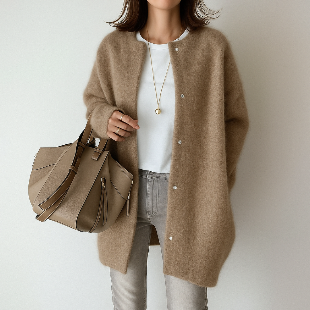 Silvia™ | Warme und stilvolle Strickjacke