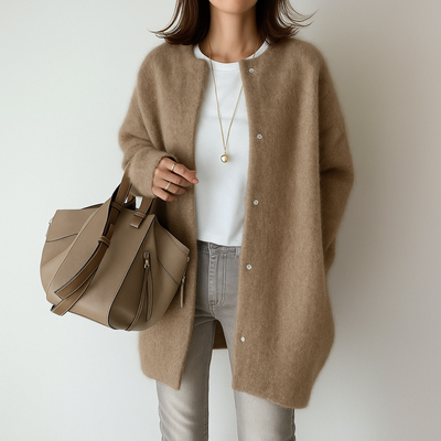 Silvia™ | Warme und stilvolle Strickjacke