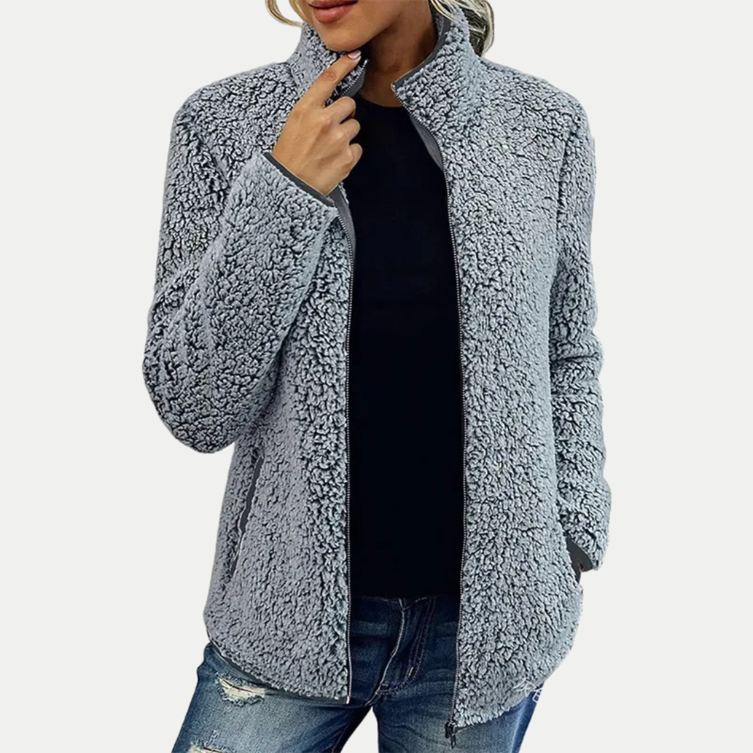 Elvira™ | Elegante Freizeit Fleecejacke