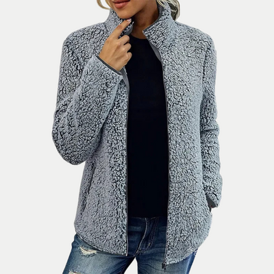 Elvira™ | Elegante Freizeit Fleecejacke