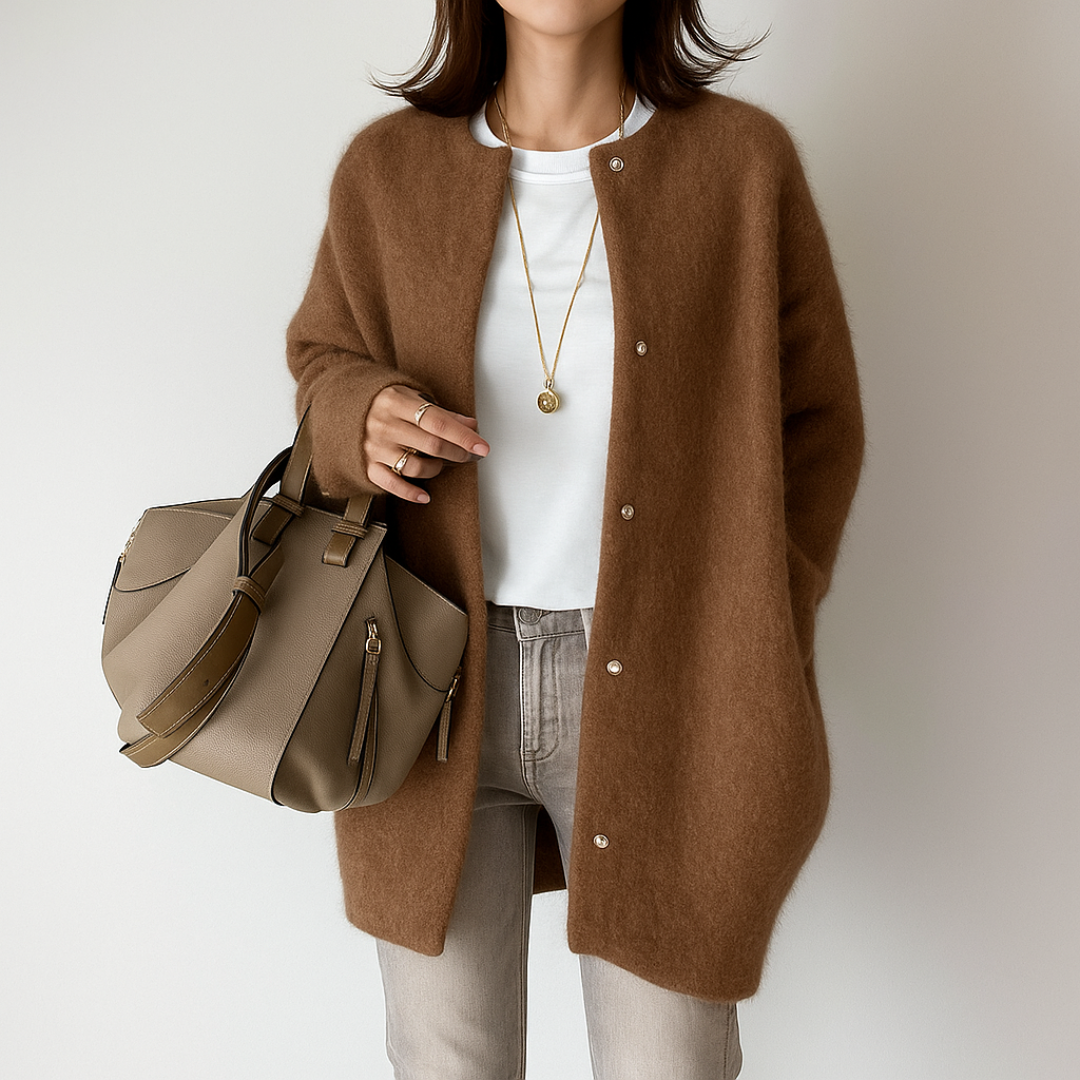 Silvia™ | Warme und stilvolle Strickjacke