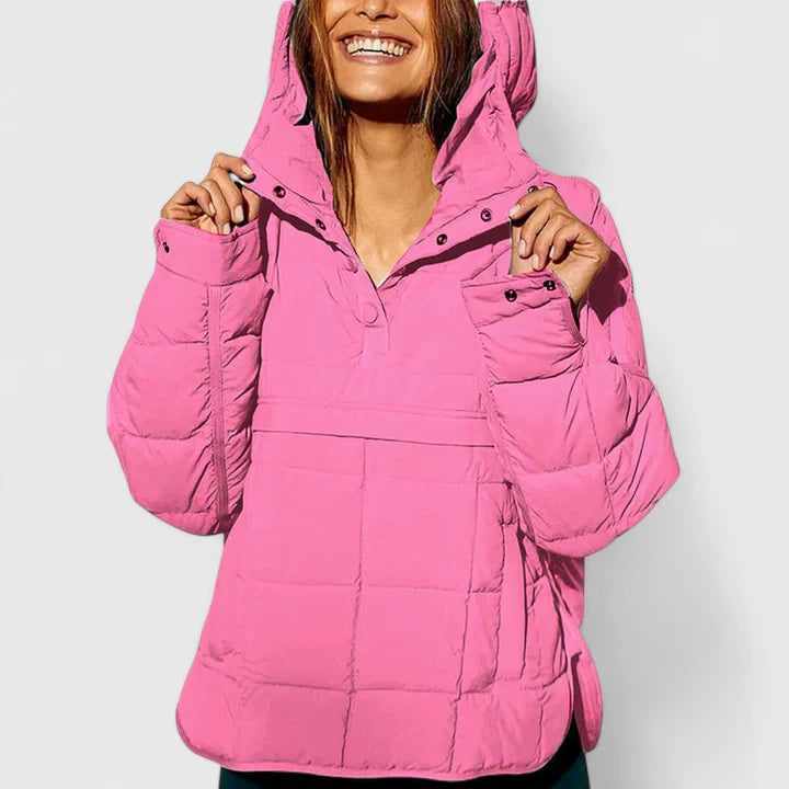 Brigitte™ | Wasserfeste Oversize-Jacke mit Kapuze