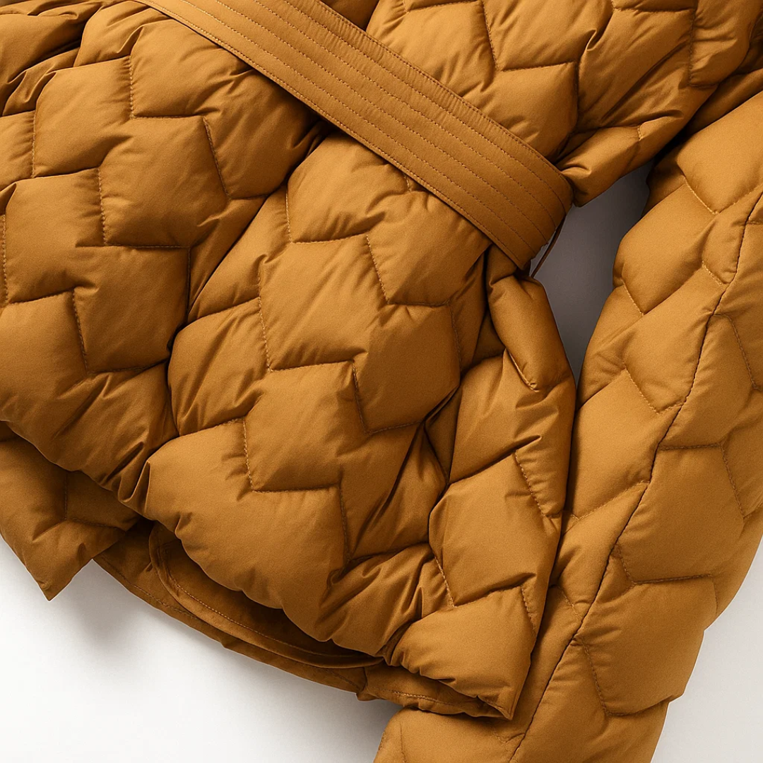 Sophia™ | Daunenjacke mit Taillengürtel
