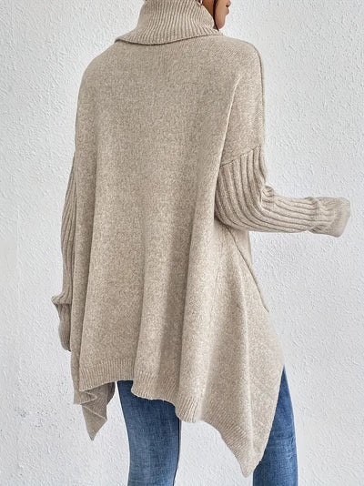 Henrike™ | Pullover mit Langem Arm und Hohem Kragen