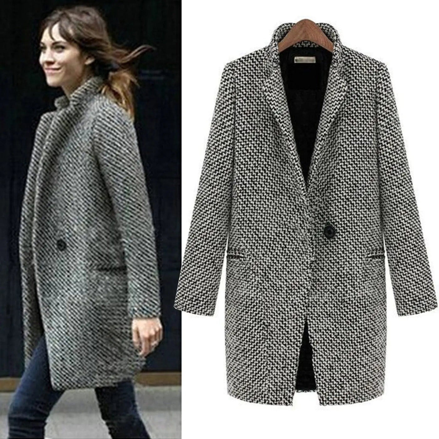 Audrey | Midi Lange Jacke