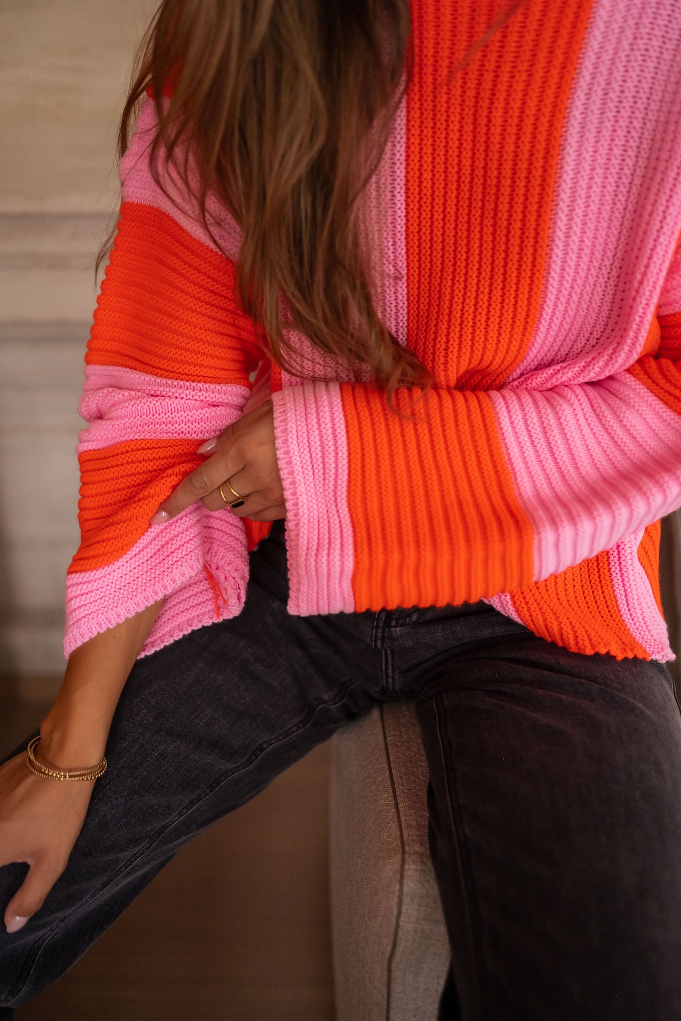 Pauline™ | Bunter Streifenpullover