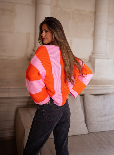Pauline™ | Bunter Streifenpullover