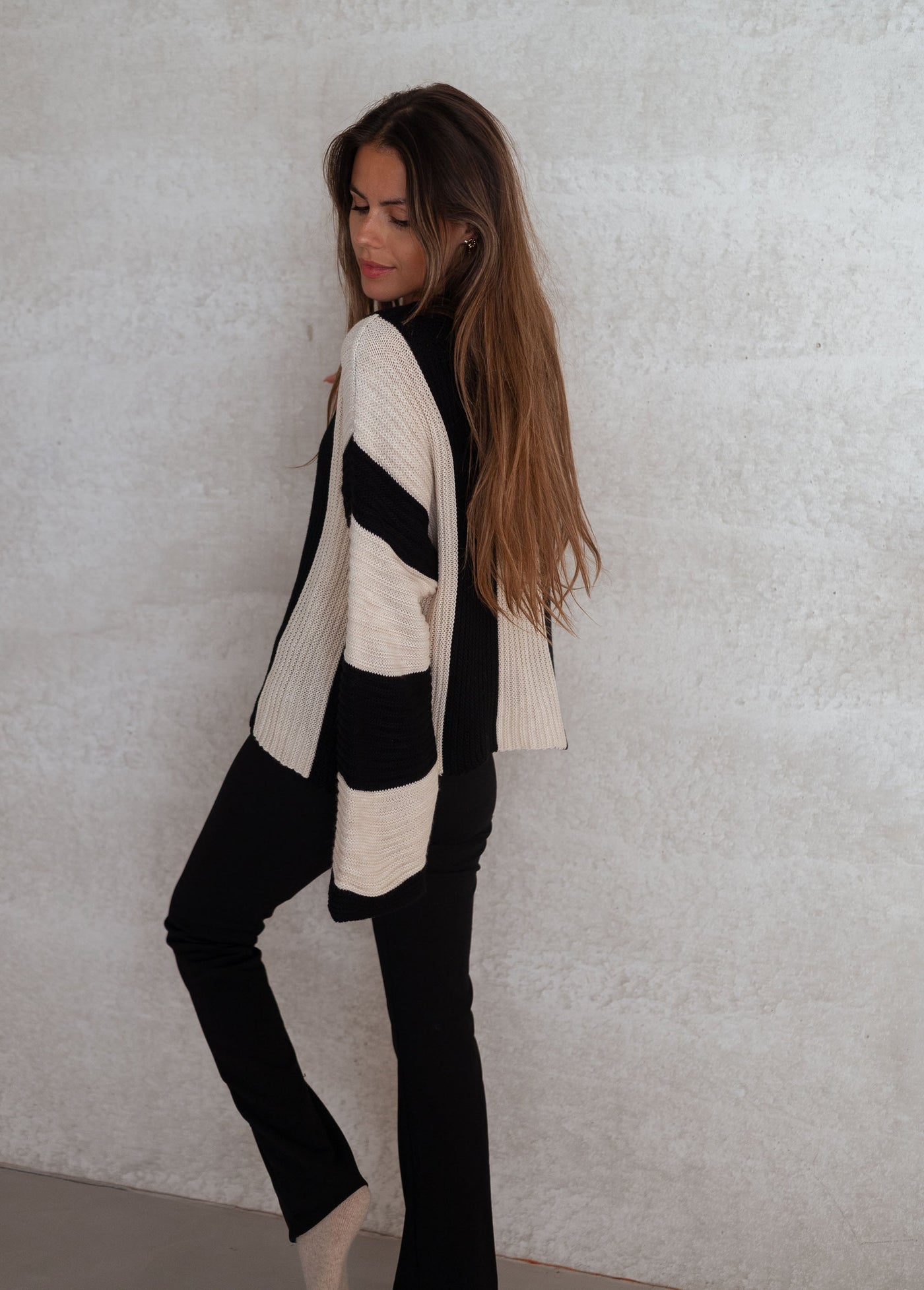 Melina™ | Gestreifter Strickpullover
