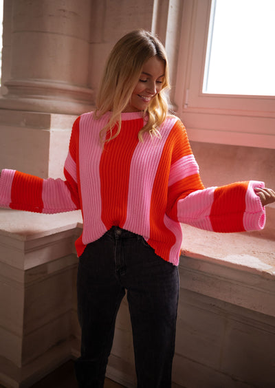 Pauline™ | Bunter Streifenpullover