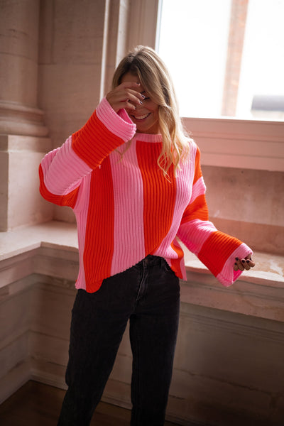Pauline™ | Bunter Streifenpullover
