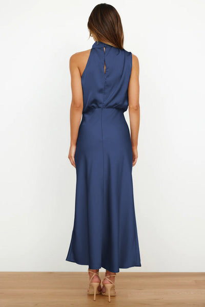 Lydia™ | Langes Kleid mit Halterneck