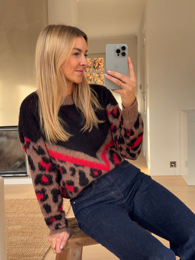 Valerie™ | Leopard Strickpullover