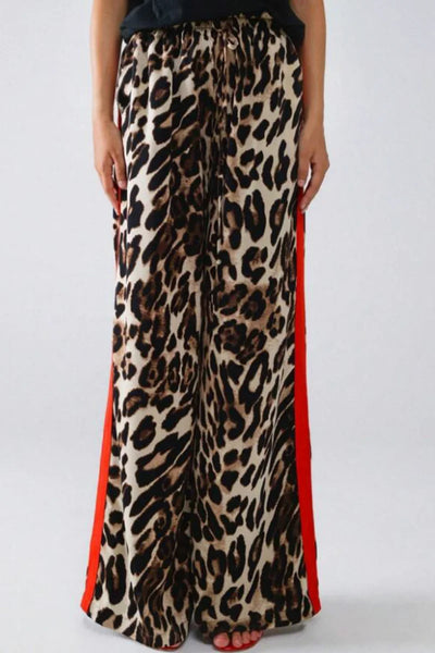 Romy™ | Leopard Hose mit Streifen