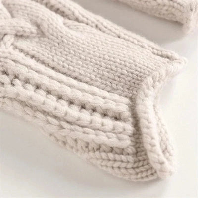Ksenia – Kaschmirpullover mit Zopfmuster