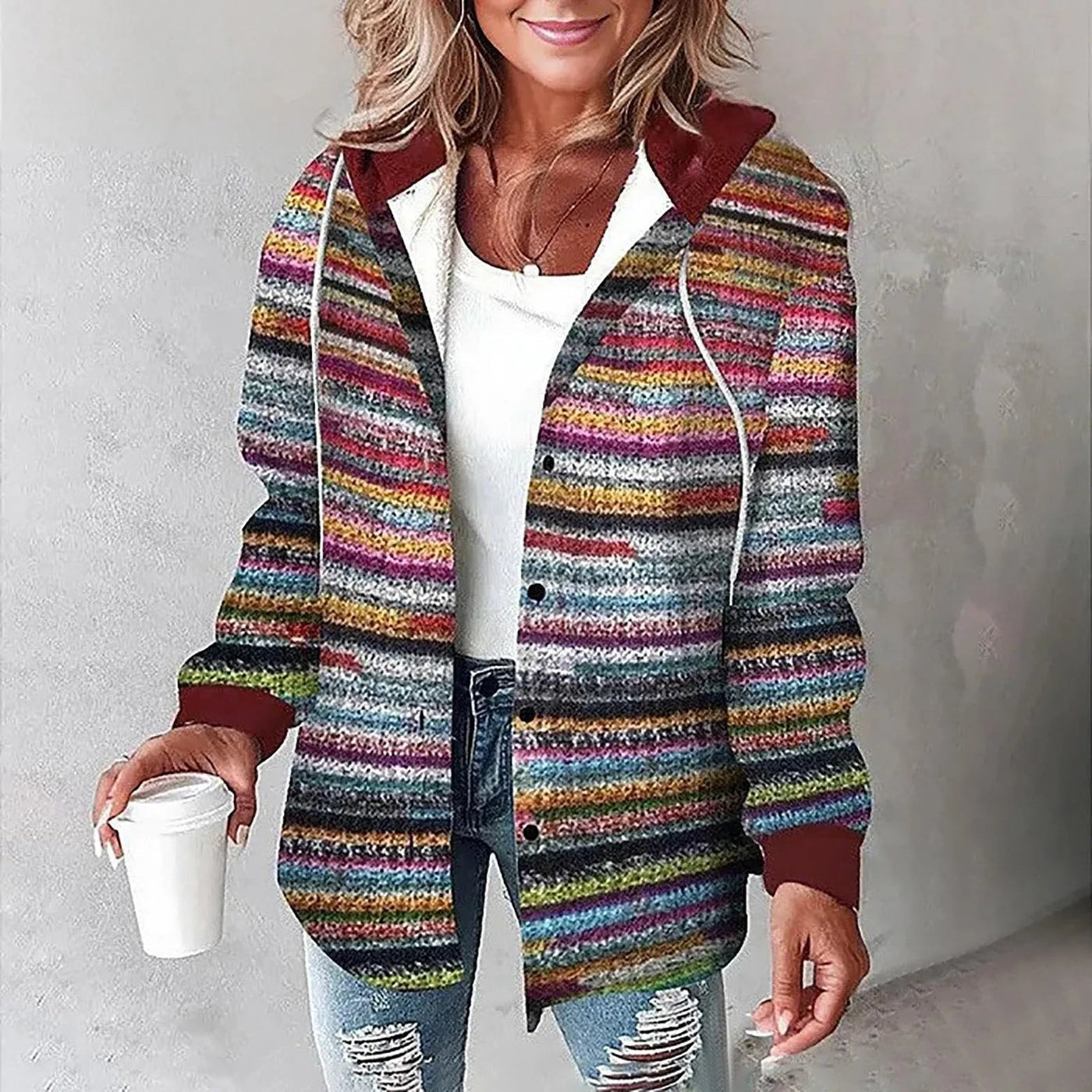 HELGA™ | Weiche Wärmende Jacke für Perfekte Herbsttage
