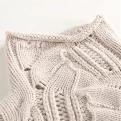 Ksenia – Kaschmirpullover mit Zopfmuster