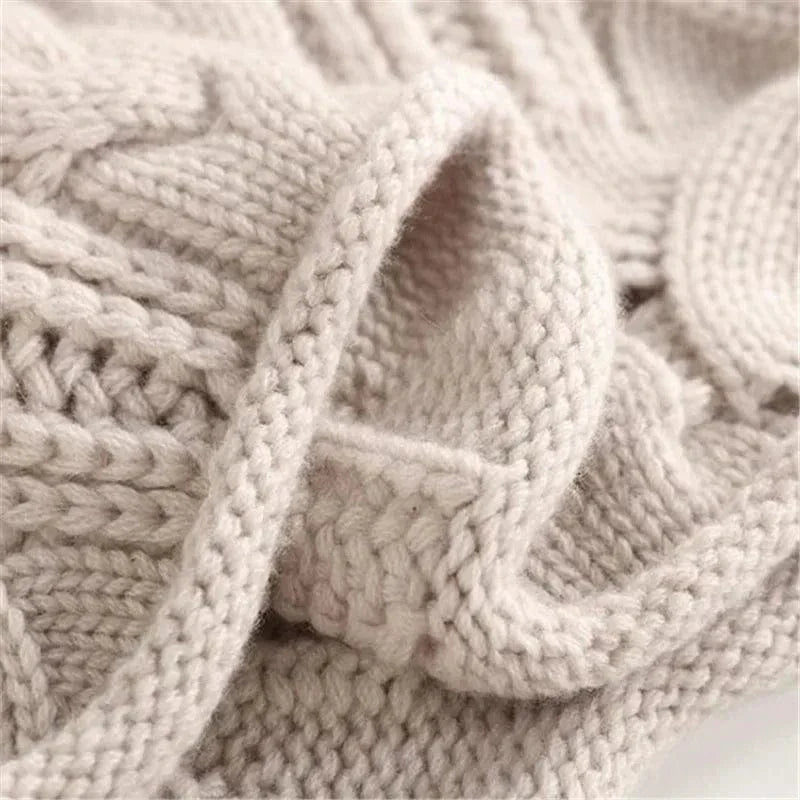 Ksenia – Kaschmirpullover mit Zopfmuster