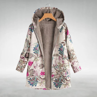 Fenja™ | Stylische Fleecejacke mit Blumenmuster