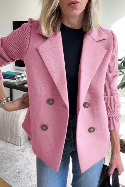 Amora™ | Elegante Jacke mit Strickärmeln