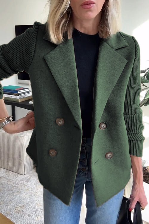 Amora™ | Elegante Jacke mit Strickärmeln