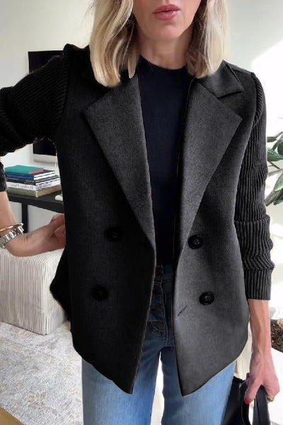 Amora™ | Elegante Jacke mit Strickärmeln