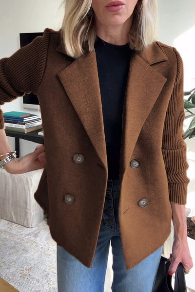 Amora™ | Elegante Jacke mit Strickärmeln