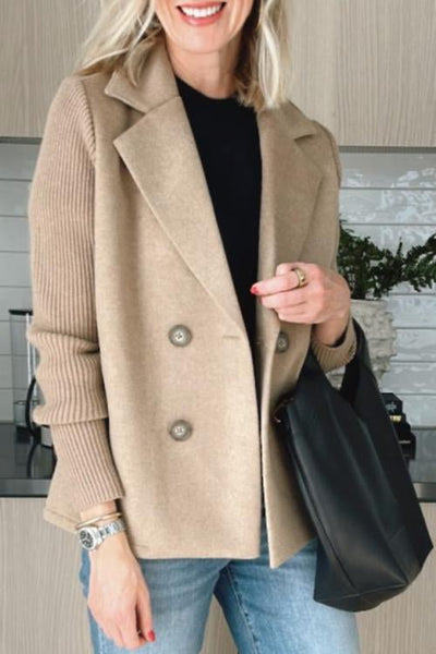 Amora™ | Elegante Jacke mit Strickärmeln