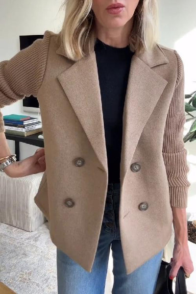 Amora™ | Elegante Jacke mit Strickärmeln