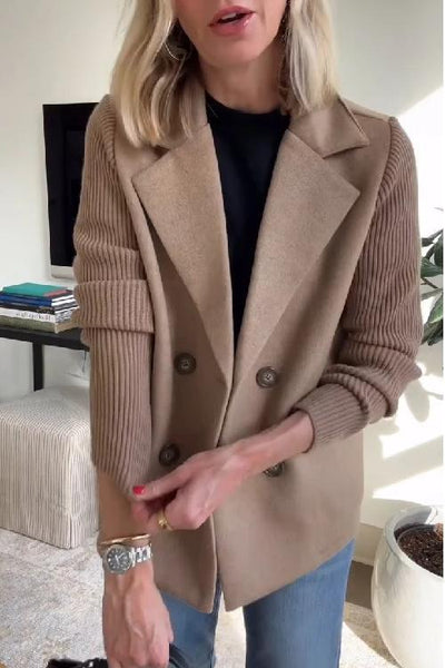 Amora™ | Elegante Jacke mit Strickärmeln