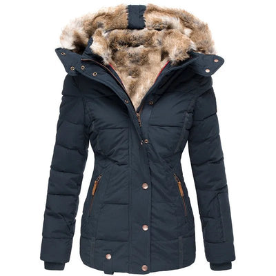 Britta™ | Warmer Wintermantel mit Fellfutter