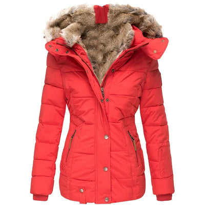 Britta™ | Warmer Wintermantel mit Fellfutter