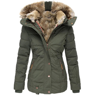 Britta™ | Warmer Wintermantel mit Fellfutter