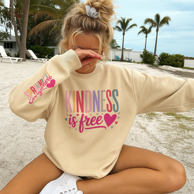 Liva™ | Freundlichkeit Ist Kostenlos Pullover