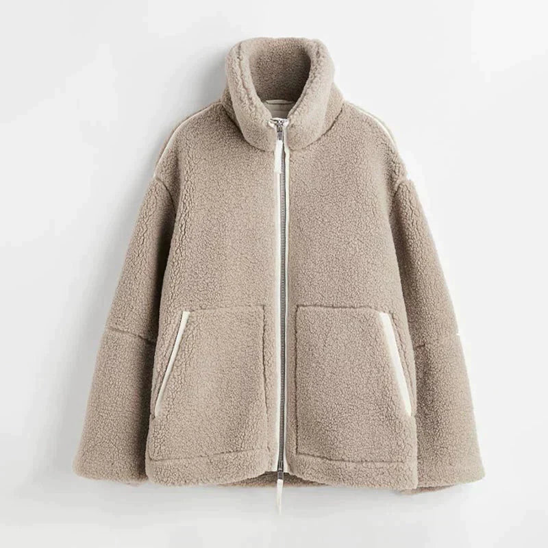 Carina™ | Oversized Teddyjacken