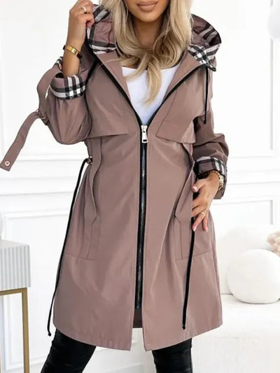 NATALIE™ | DAMENJACKE MIT FRONTREISSVERSCHLUSS UND MODERNEM DESIGN