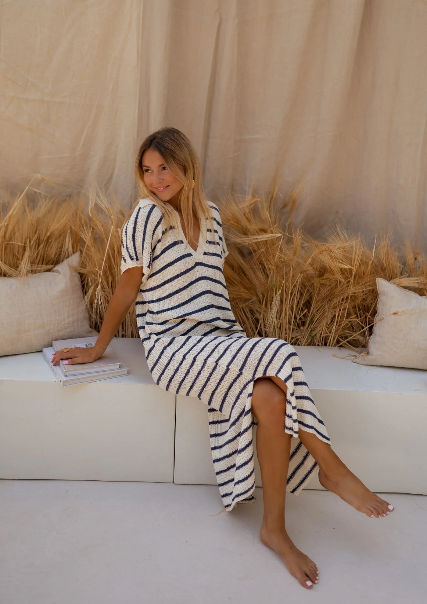 SOPHIA™ | DAS GESTREIFTE STRICKKLEID